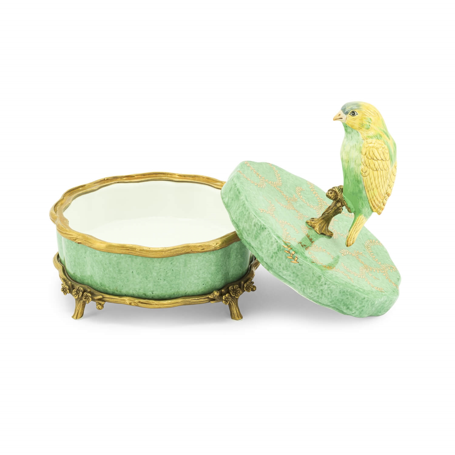 600954-70 ABHIKA КОРОБКА ATLANTA BIRD SM GREEN  - Вид №1