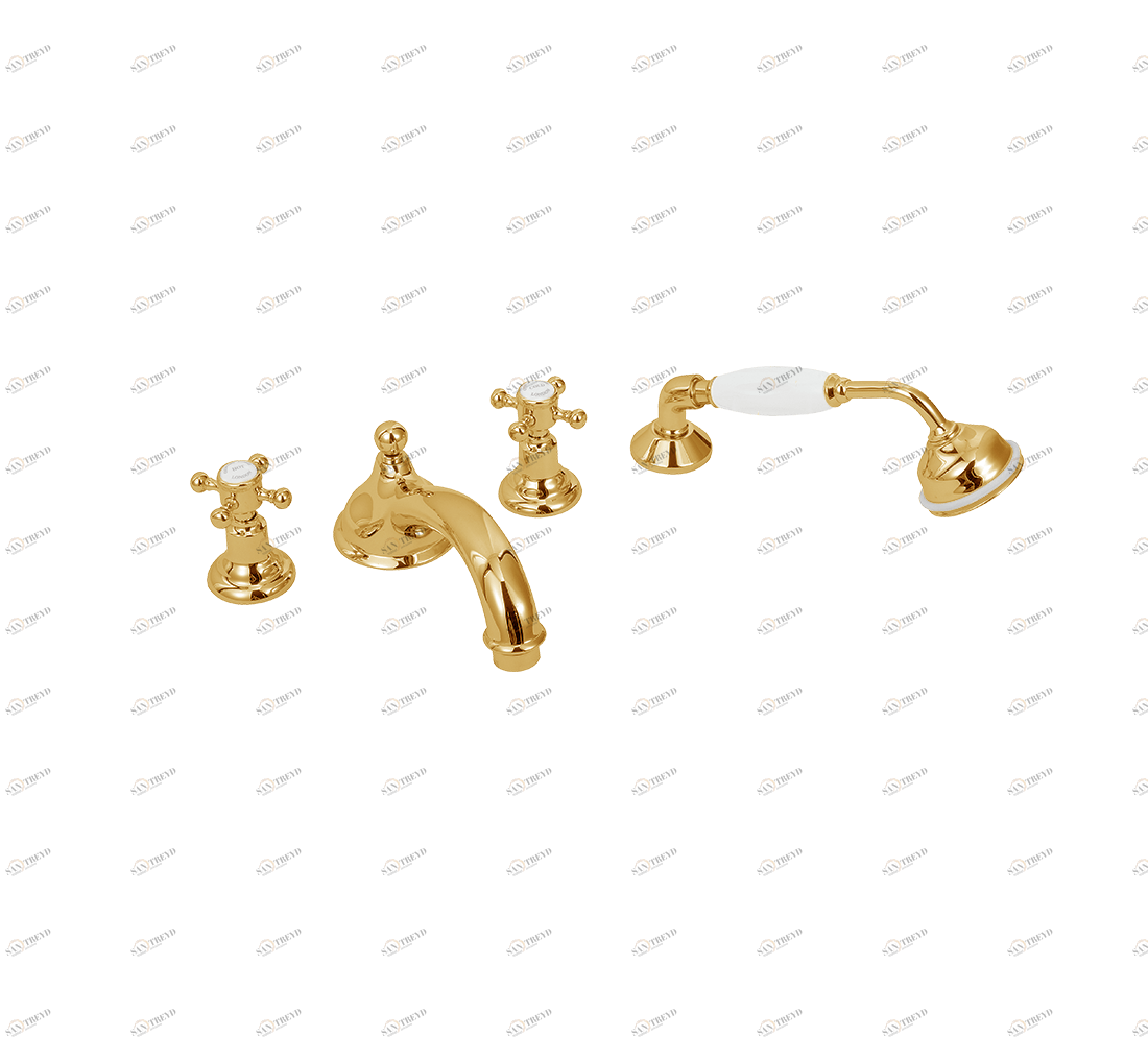 Gentry Home Центр смесителя для раковины до центра два отверстия под смеситель мм Antique Темное золото GH102871