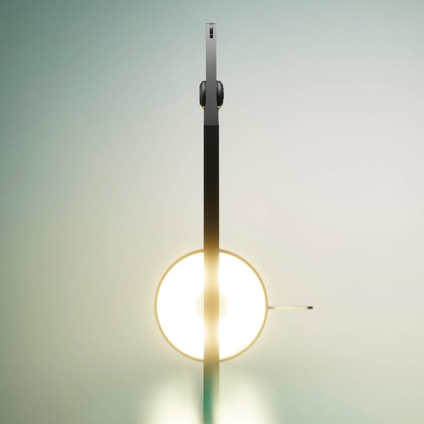 Алюминиевая настольная лампа с гибким кронштейном In Stock Stilnovo ARCH-00086675 - Вид №1