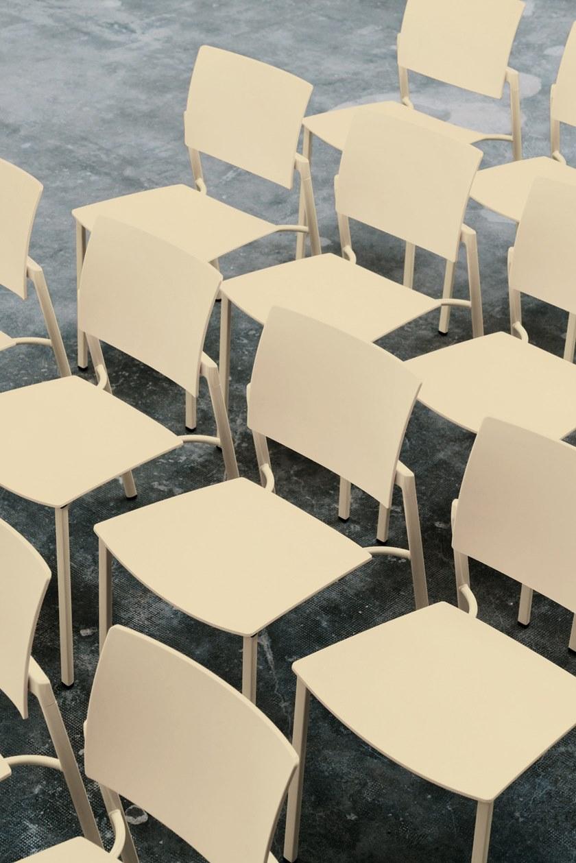 ENEA Штабелируемый стул из ткани Bio sun-id-1404191 - Вид №5