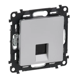 Розетка компьютерная Legrand VLN-L RJ45 CAT5E UTP цвет алюминий 82762994 STLM-2053303