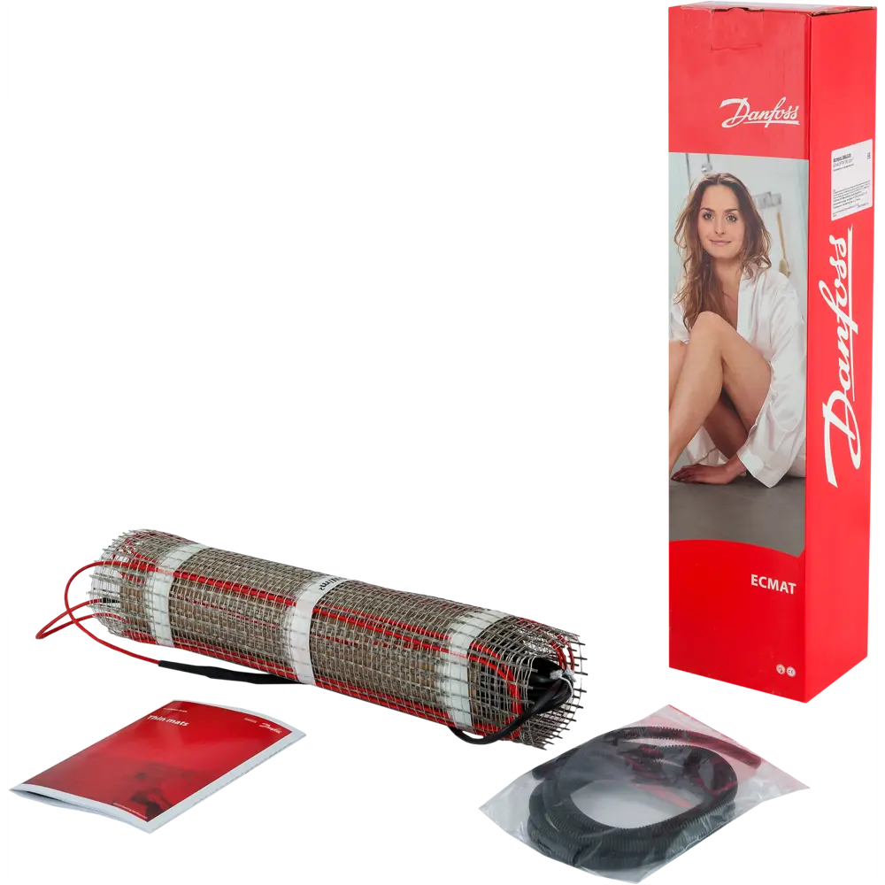 Нагревательный мат для теплого пола Danfoss ECmat 150T 5 м², 750 Вт 82320113 STLM-2182150  - Вид №2