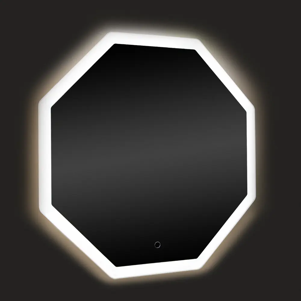 Зеркало для ванной Omega Glass Слим SD55 с подсветкой 65x65 см восьмиугольное 84987001 STLM-2039795 - Вид №4