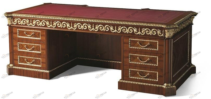 OAK Письменный стол из розового дерева с ящиками Galleria sun-id-1381666