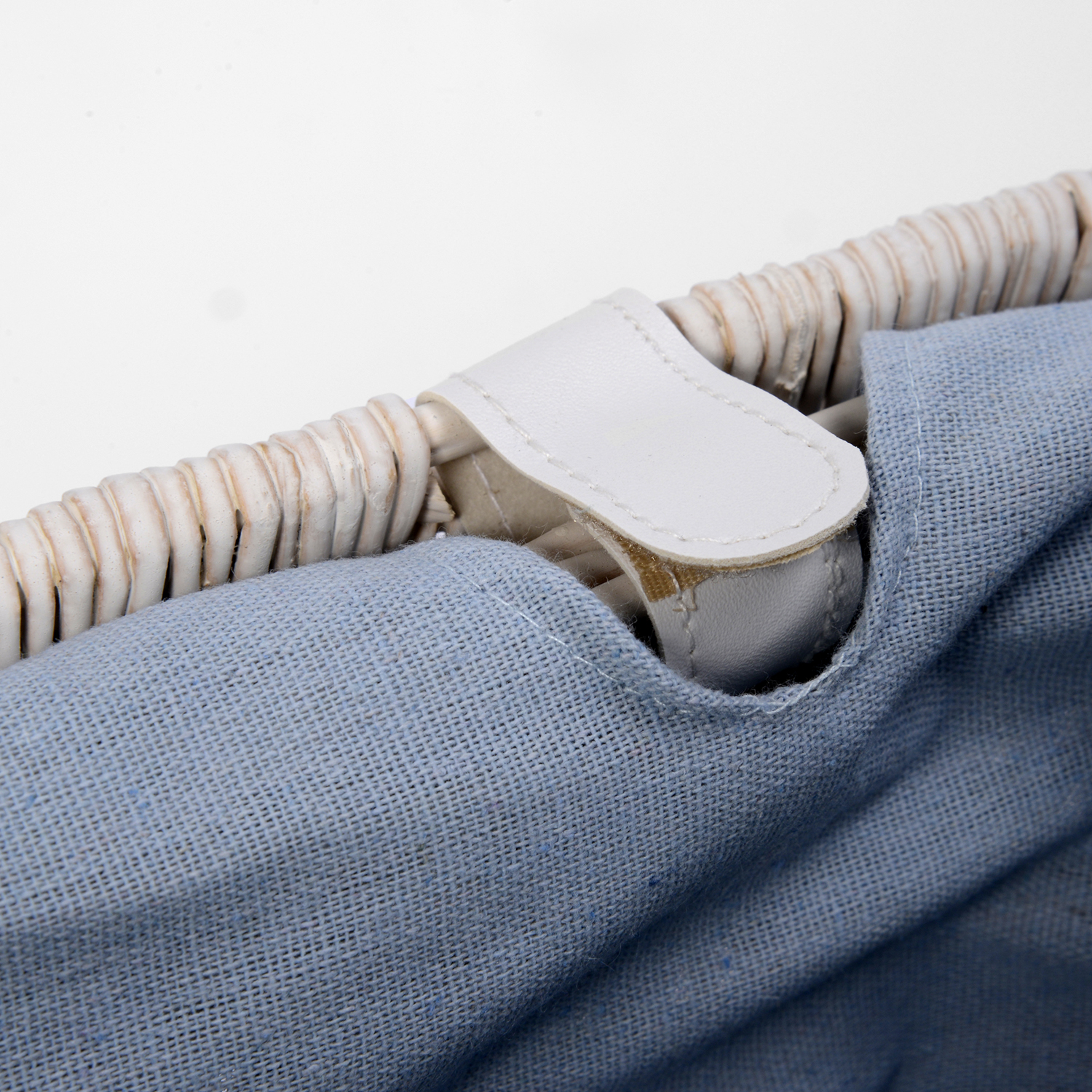 WB-450-S Lippe Плетеная корзина для белья с крышкой WasserKRAFT  - Вид №5