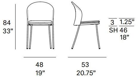 EXPORMIM Садовый стул из нержавеющей стали sun-id-1350633 - Вид №13