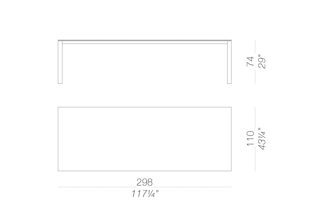 Прямоугольный садовый стол Lapalma APTA OUTDOOR ARCH-00090097 - Вид №11