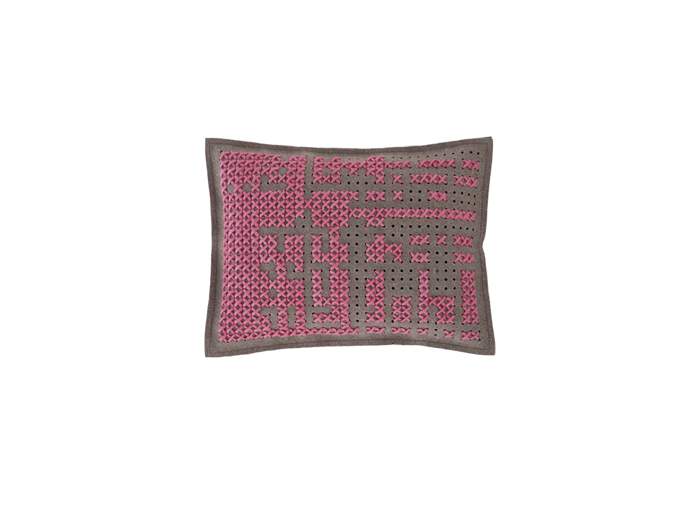 100079 Подушка Abstract розовая 57x43 см GAN Canevas - Вид №1