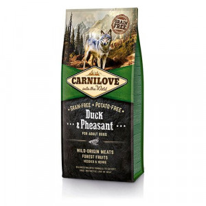 ПР0039864 Корм для собак Carnilove беззерновой, утка, фазан сух. 12кг Brit