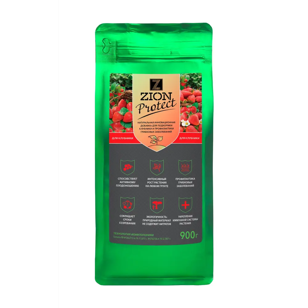 Zion Protect — удобрение для клубники 0.9 кг 89400539 STLM-1582527 - Вид №2