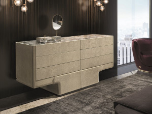 Кожаный комод