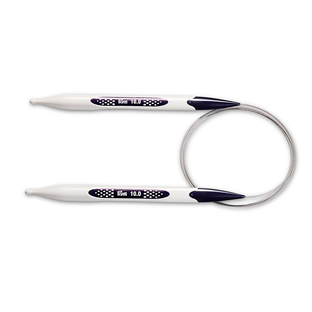215813 Спицы PRYM круговые пластик d 10.0 мм 80 см . PRYM Ergonomics 