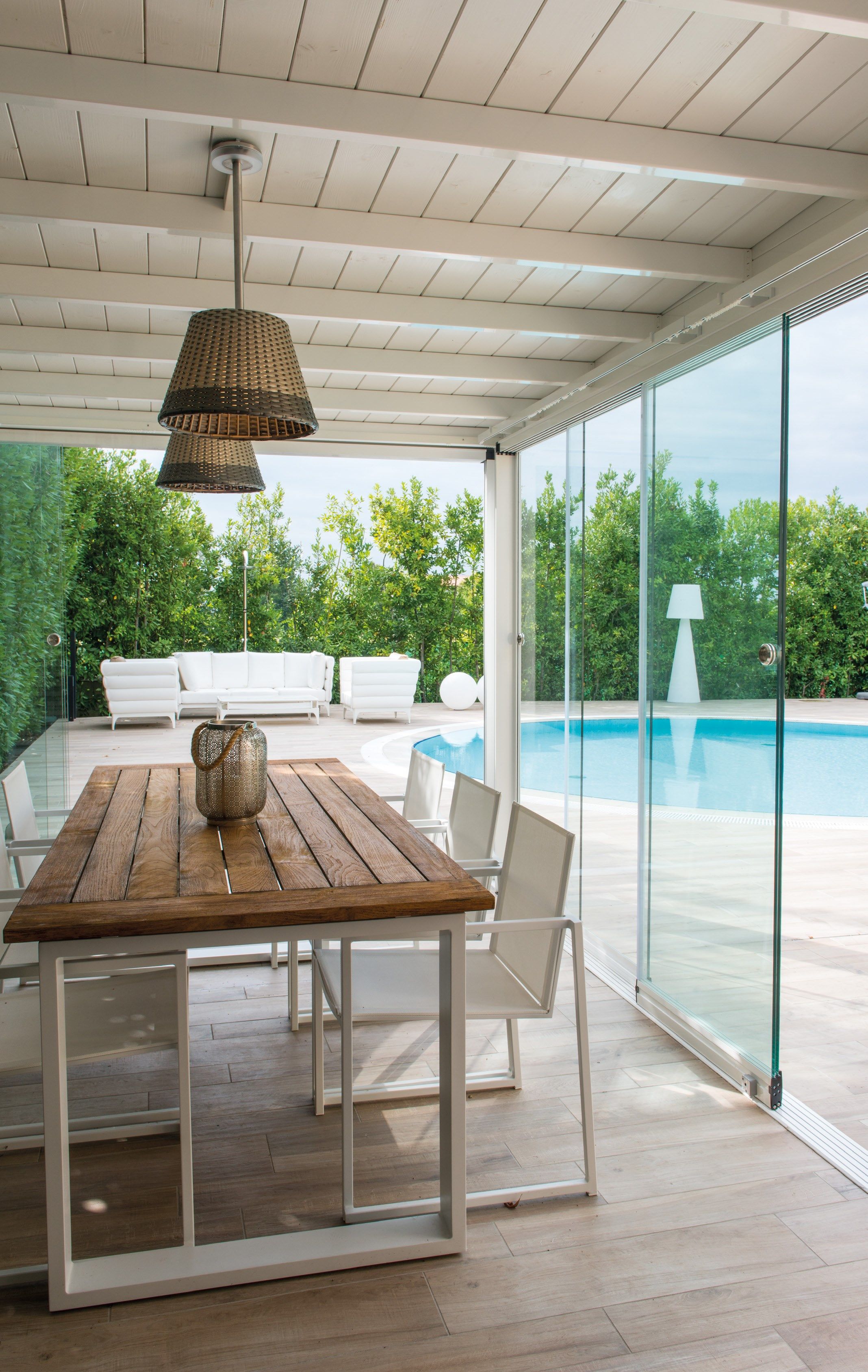 Раздвижные окна из алюминия и стекла Mv Line панорамное остекление / Экран ARCH-00118683 - Вид №3