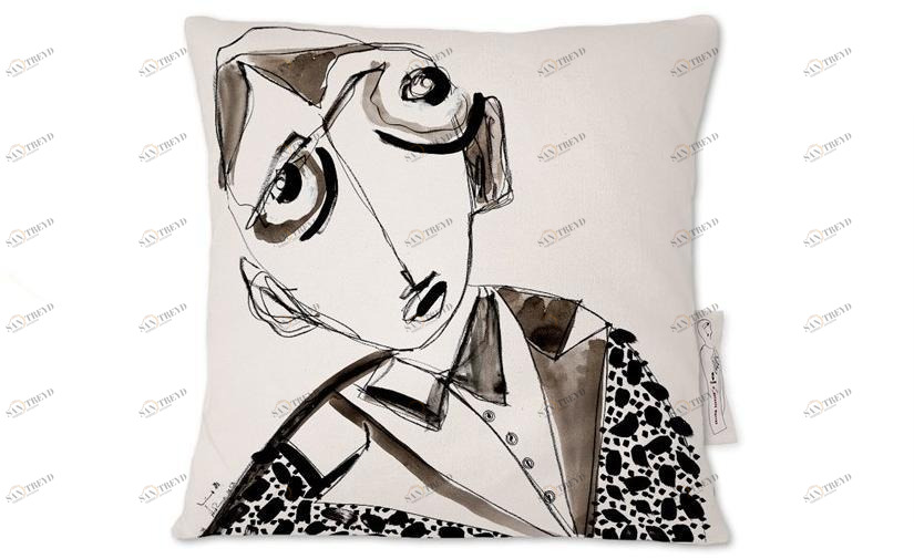 Kiasmo Квадратная подушка из льна Amarcord Kca05