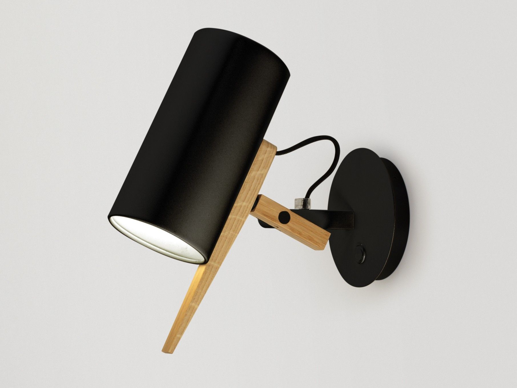 Металлический и деревянный настенный прожектор Marset Scantling ARCH-00058296