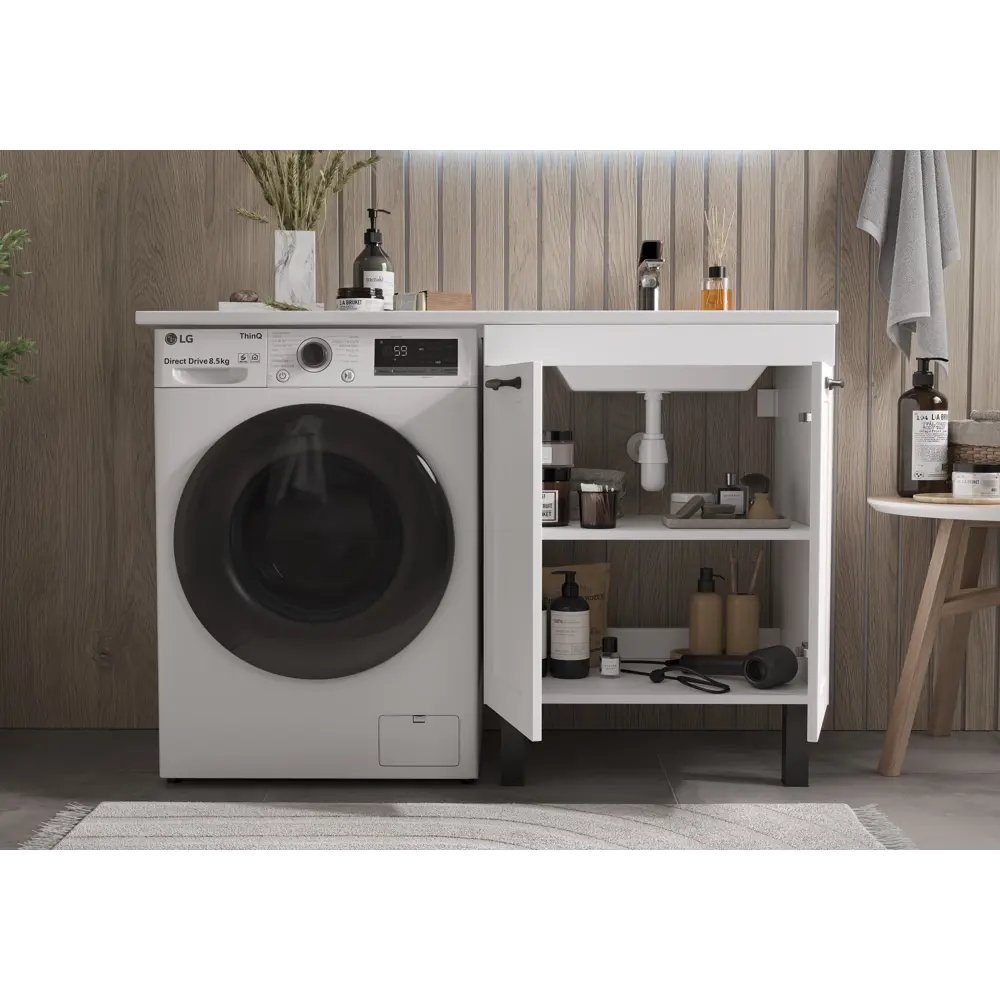 Тумба под раковину Гала 600 2D напольная 60 см цвет белый 87895913 STLM-2124099 Santreyd - Вид №29
