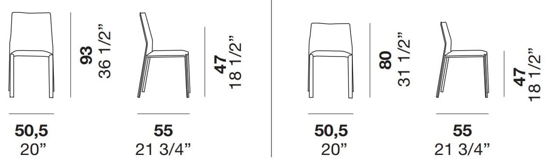 Кожаный стул Alf DaFrè CORIUM ARCH-00007313 - Вид №7