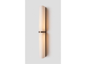 Настенный светильник из дутого стекла