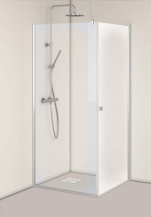 1450560 Igloo Pro Душевой Уголок Матовый / Прозрачное Стекло 70X70 Hafa Прозрачный  - Вид №1