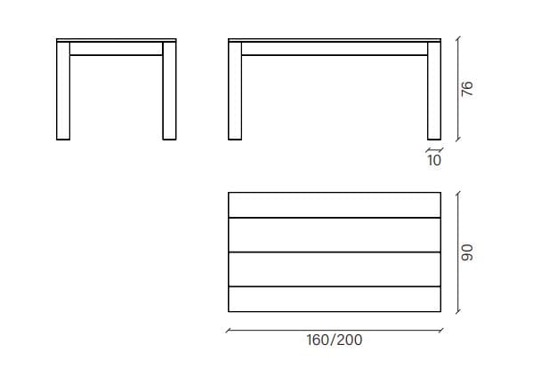 Выдвижной дубовый стол Devina Nais LOKY ARCH-00132805 - Вид №4