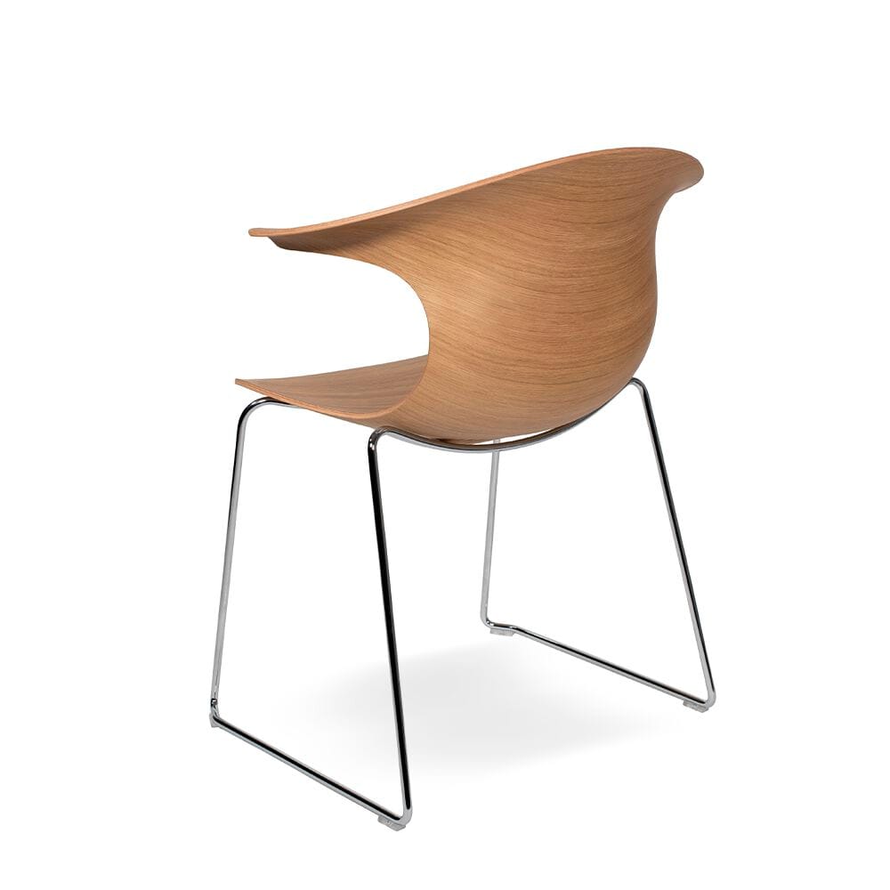 Деревянный стул с подлокотниками Infiniti Loop 3D Wood ARCH-00071683 - Вид №1