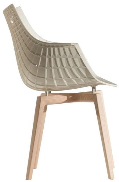 Driade Стул из поликарбоната с основанием из ясеня Meridiana sun-id-1470093 - Вид №2