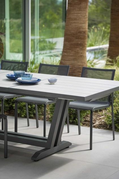 Les jardins Прямоугольный раздвижной садовый стол из hpl Amaka sun-id-1365472 - Вид №9