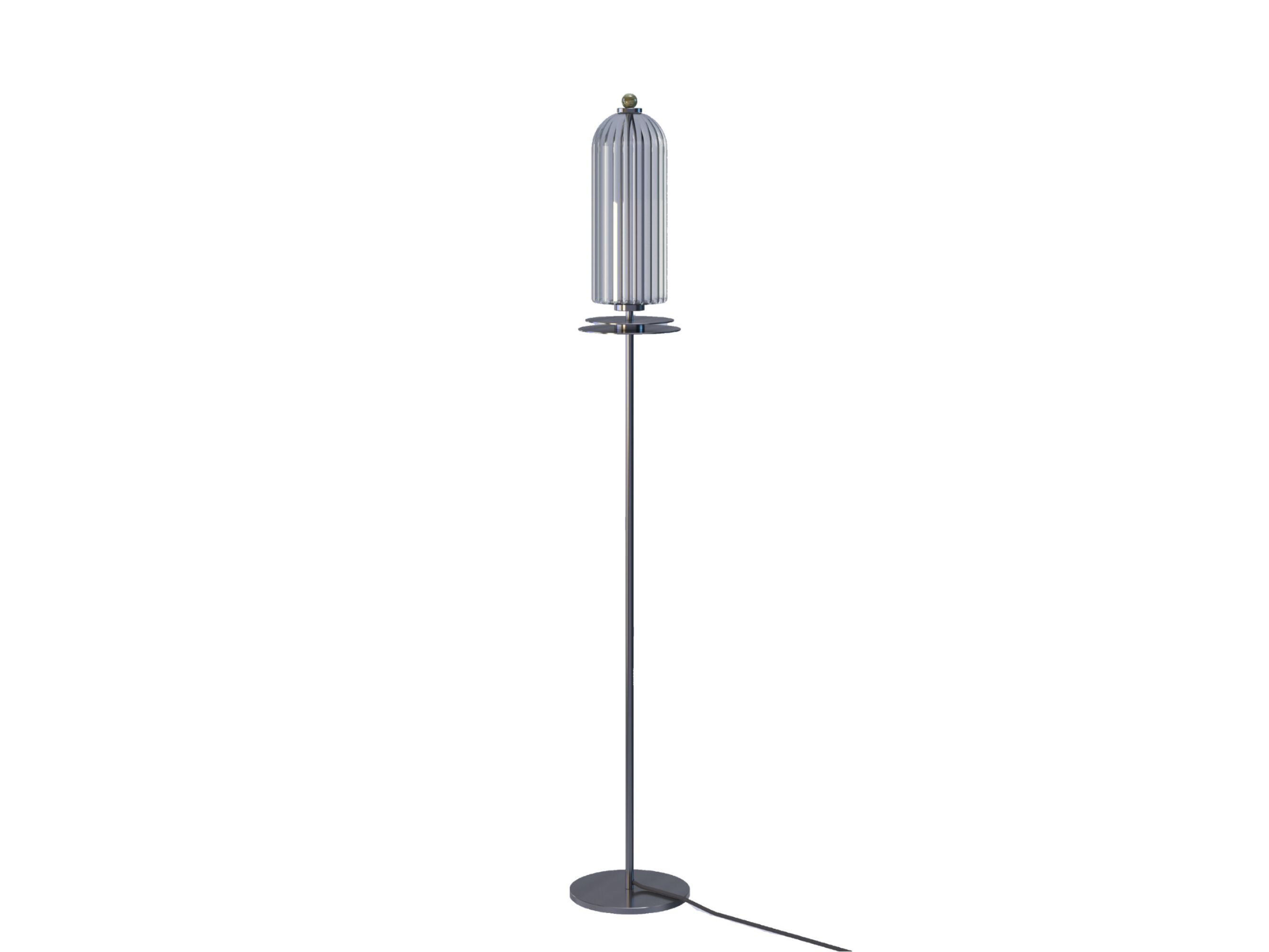 Светодиодный торшер из стекла и латуни LUCE TU Dom ARCH-00040772