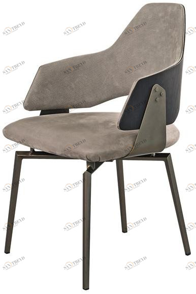 Shake Стул из нубука с подлокотниками Chloe sun-id-1374245