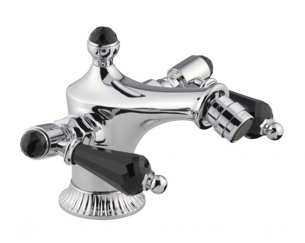 98004LCSWNEBR Смеситель The One для биде. Черные кристаллы Swarovski, цвет бронза EMMEVI