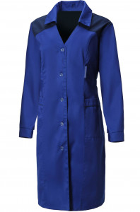 65721 Халат "Мастерица" женский василек с темно-синим  Одежда для обслуживающего персонала  размер 52-54/158-164
