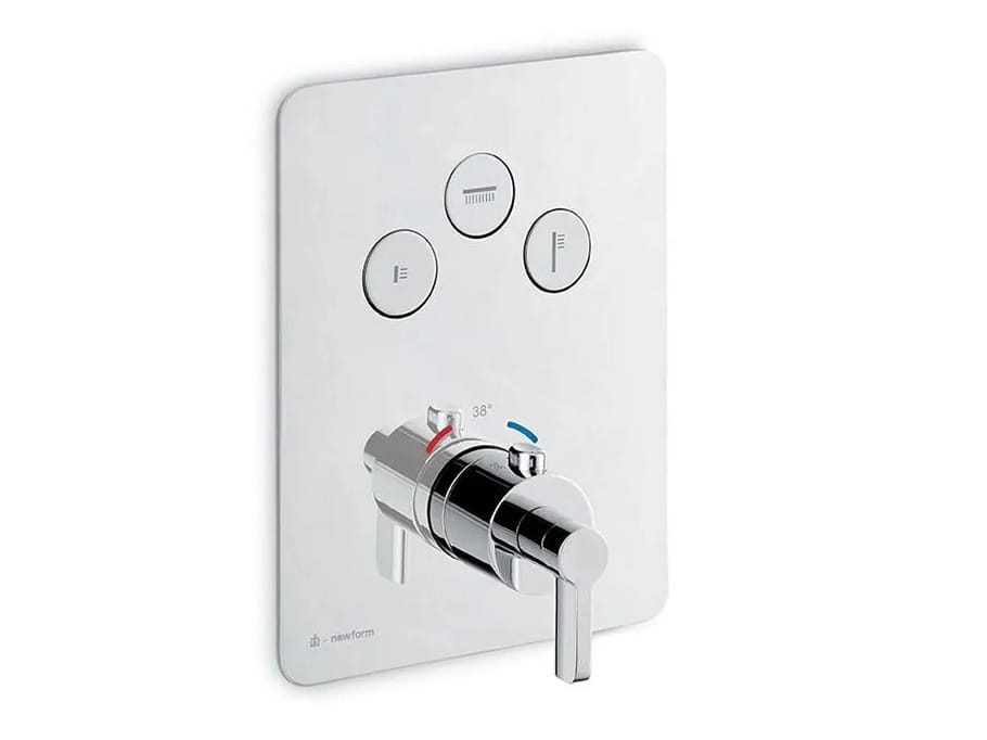 Встраиваемый термостатический смеситель для душа с переключателем Newform BLINK CHIC ARCH-00059418