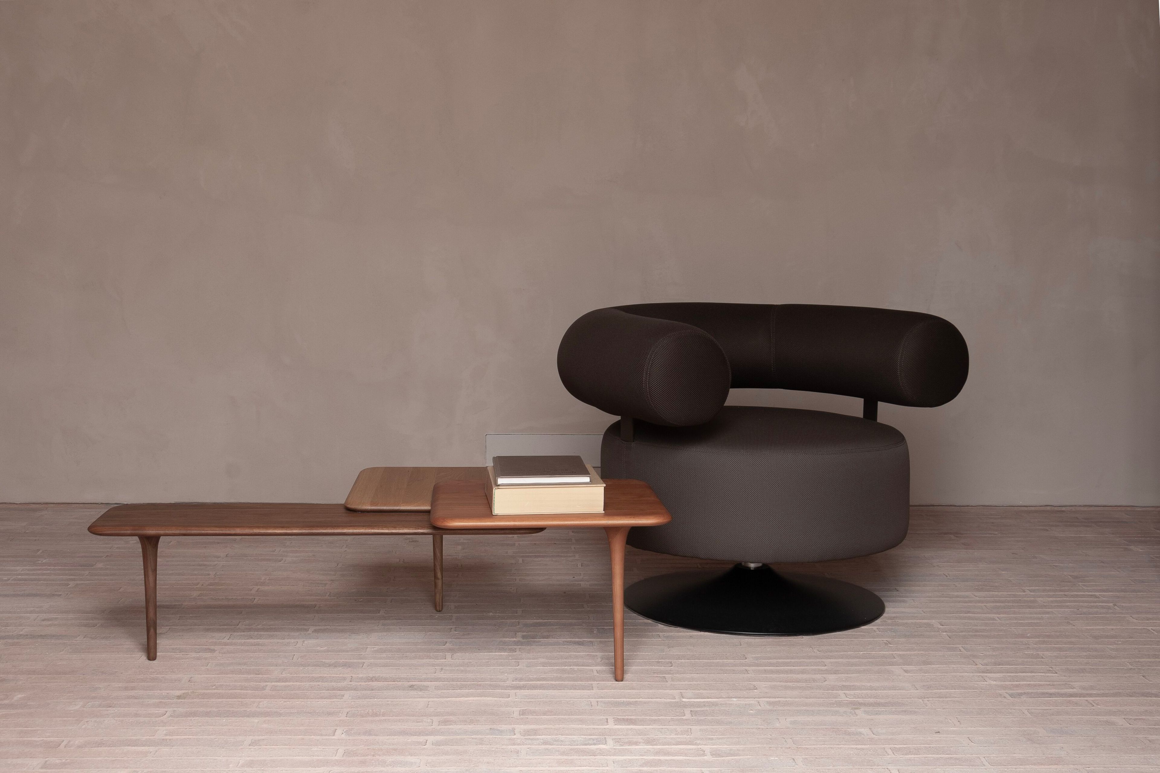 Ткань поворотный стул с подлокотниками Branca Lisboa GOMO ARCH-00053643 - Вид №5