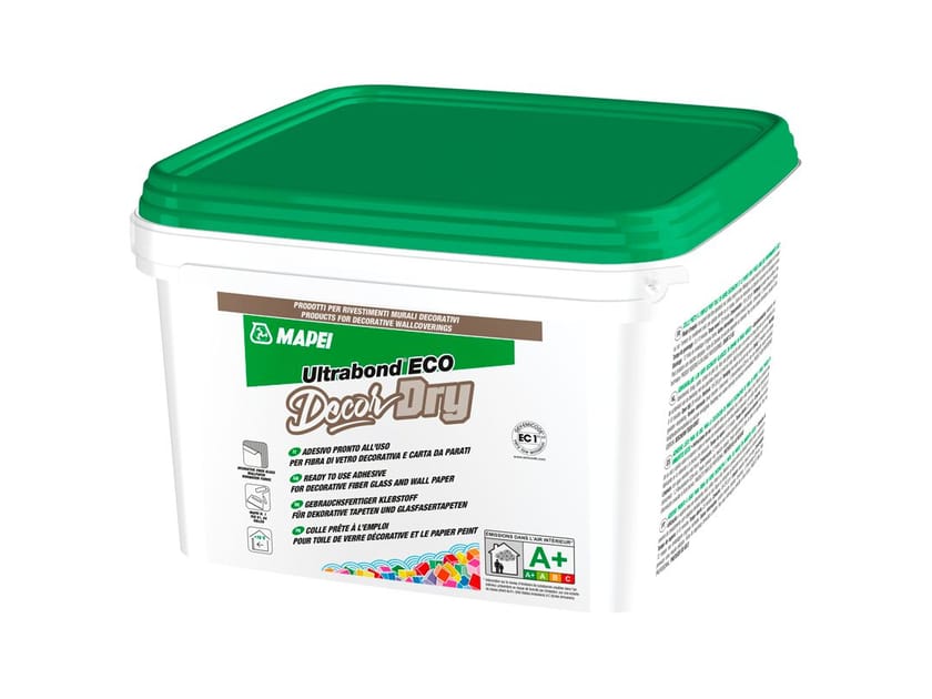 Готовый к использованию клей для укладки декоративного стекловолокна и обоев в сухих помещениях MAPEI наклейки в водной дисперсии ARCH-00119274