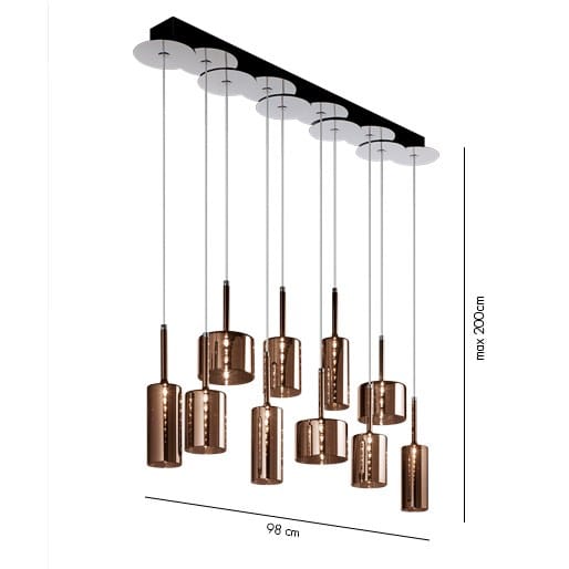 Витраж подвесной светильник AXOLIGHT Spillray ARCH-00058143 - Вид №4