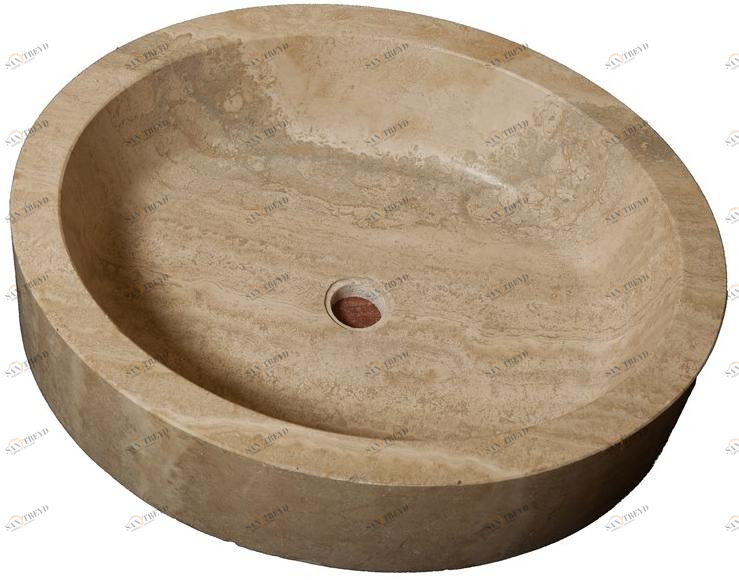 Накладная раковина на столешницу  овальная Naturalmente Puglia sun-id-1406381