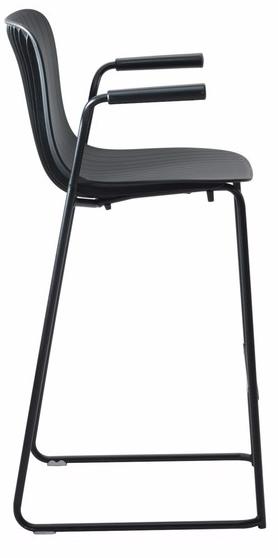 Segis Табурет из полипропилена, штабелируемый, со спинкой Dragonfly G0033b - Вид №3