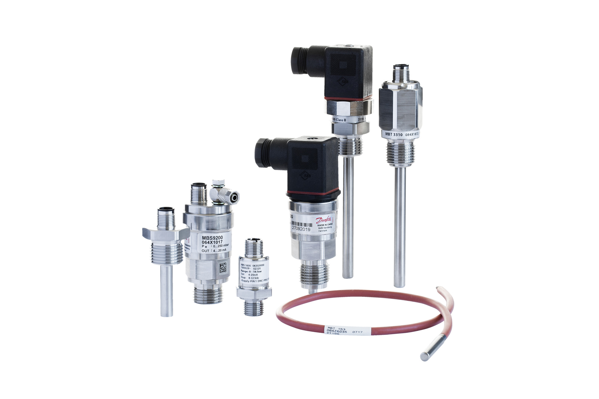 Danfoss MBT5250 — термопреобразователи сопротивления платиновые со сменным чувствительным элементом MBT 5250 Термопреобразователь сопрот-ия 084Z8012  - Вид №12