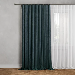Штора на ленте Lusi 160x280 см цвет сине-серый 89376222 STLM-2085074