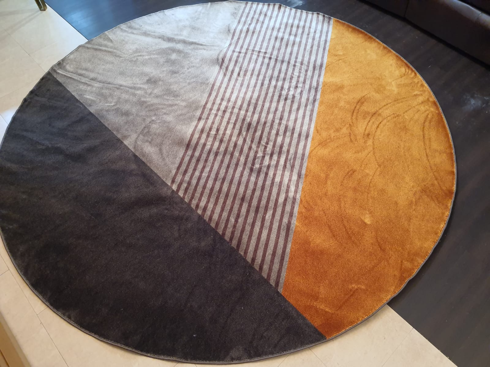 PROF Ковер в наличии из полиамида круглый диаметр 3 метра U0280S - Вид №2