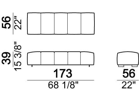 Двуспальная кровать с мягким изголовьем Arketipo Milky Way ARCH-00039095 - Вид №5