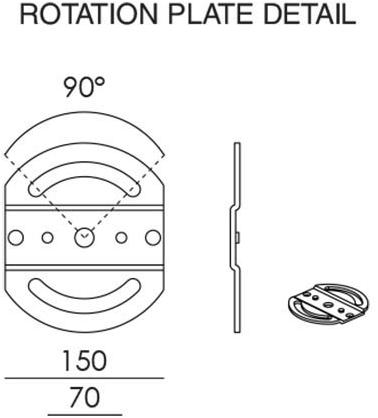 NEXO LUCE Регулируемый алюминиевый светодиодный проектор для улицы Inlux projector-high bay 5480 - Вид №2