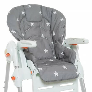 Съемный чехол для стульчика для кормления "Звездопад" VAMVIGVAM  281633 Серый