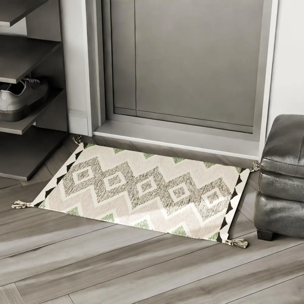 Коврик Inspire декоративный хлопок AIARI 60x90 см цвет зеленый 85077883 STLM-2202468  - Вид №5