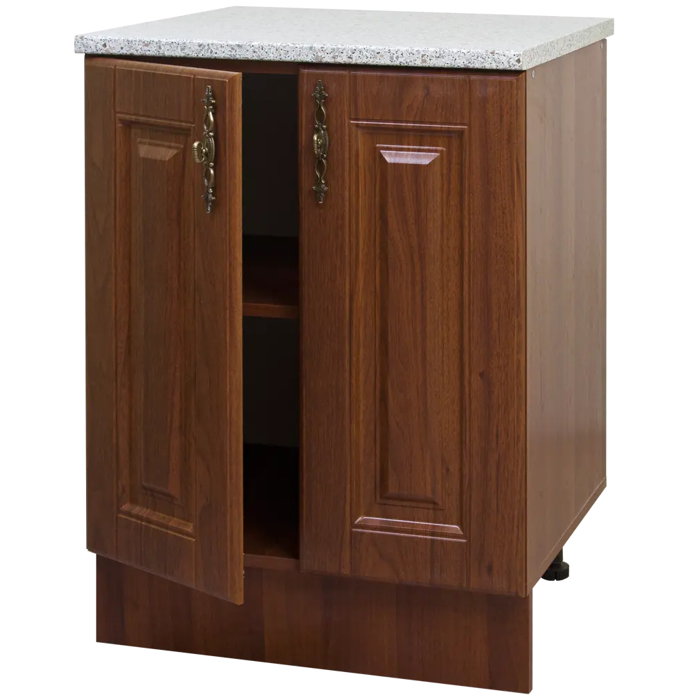 Шкаф напольный Орех 60x83.7x60 см ЛДСП цвет тёмный орех 82585033 STLM-2063365 Santreyd - Вид №1