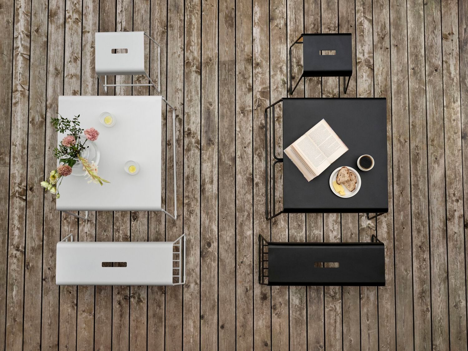 Низкий стул с порошковым покрытием ZONE DENMARK A-Collection ARCH-00146104 - Вид №3