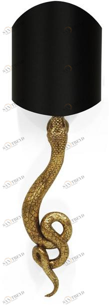 KOKET Бра с прямым и отраженным светом сусального золота Serpentine sun-id-1409131