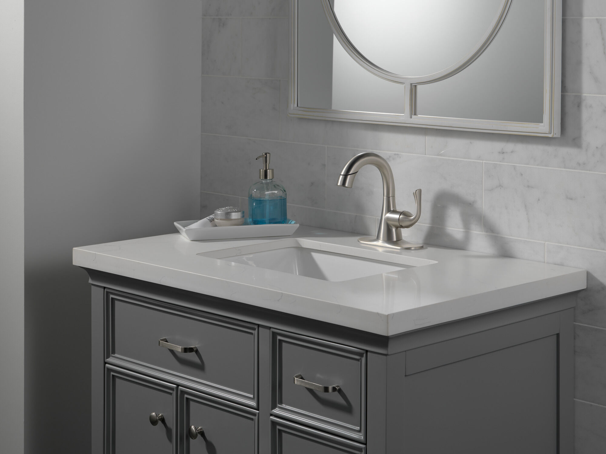 Смеситель для ванной комнаты с одной ручкой Delta Faucet 15764LF-SPPD - Вид №2