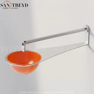 Agape AL DENTE Смеситель с душевой лейкой оранжевый CRUB0998AR