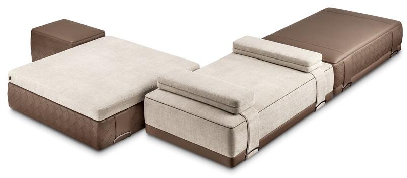 Poltrona Frau Прямоугольный кожаный пуф La collezione - mobili e complementi sun-id-1508766 - Вид №4